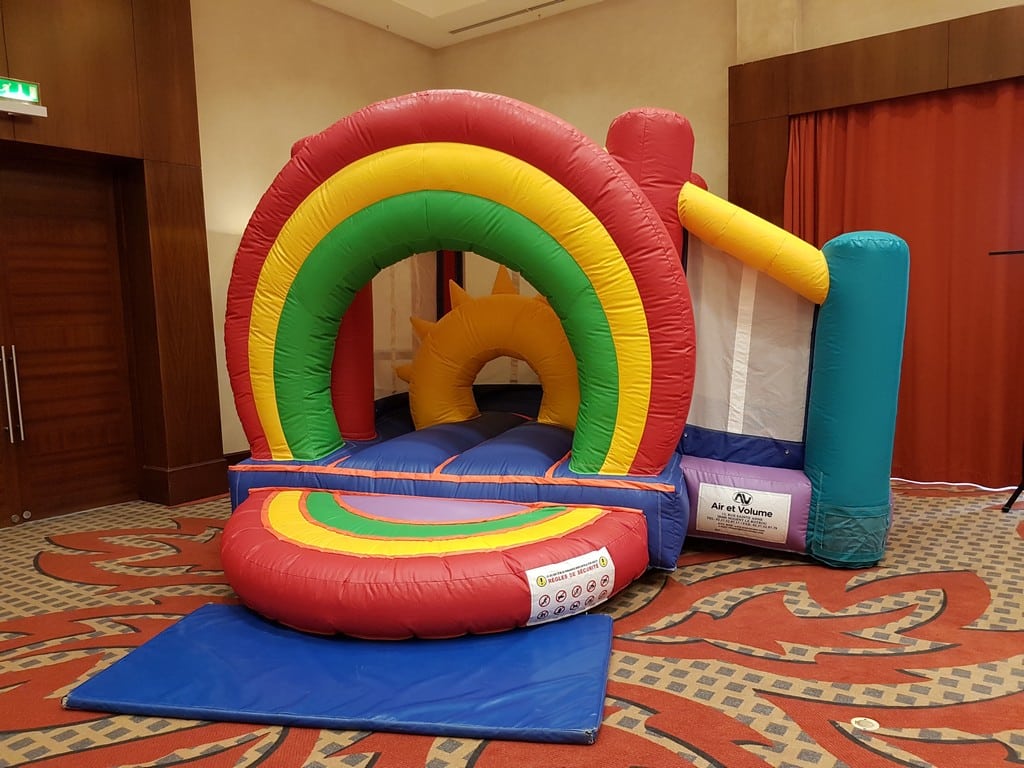 Rainbow Bouncy Castle