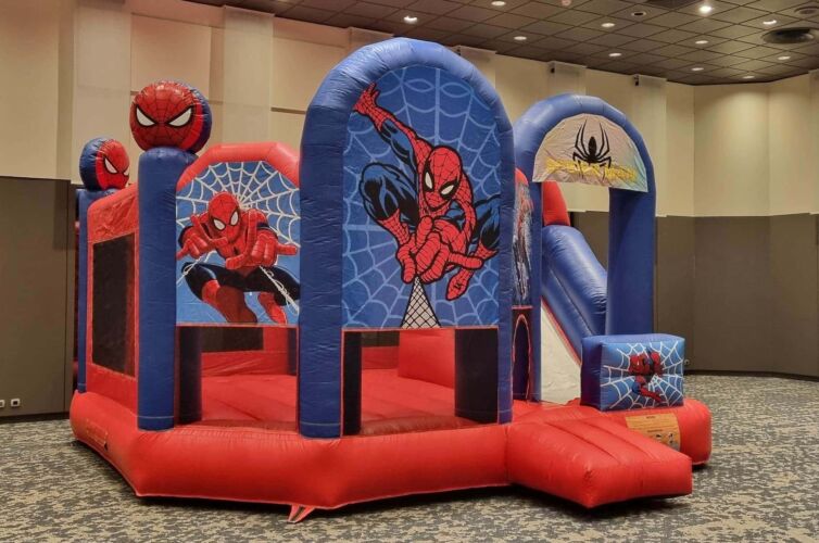 Château gonflable « Spider Man »